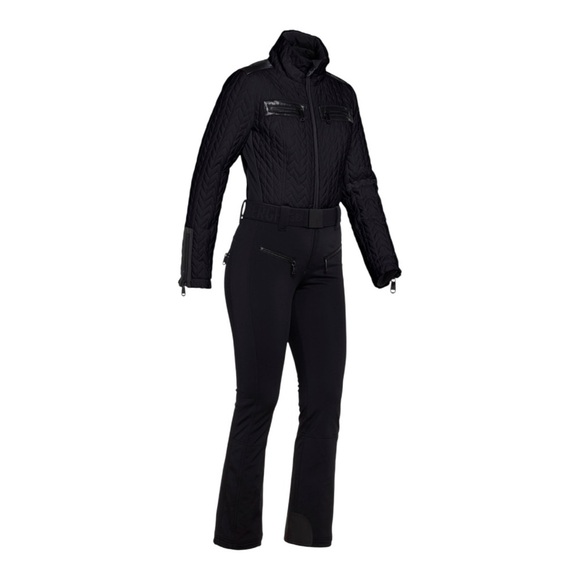 Goldbergh Vision Black Quilted Belted Ski Suit NWT Size 46 - Picture 7 of 14